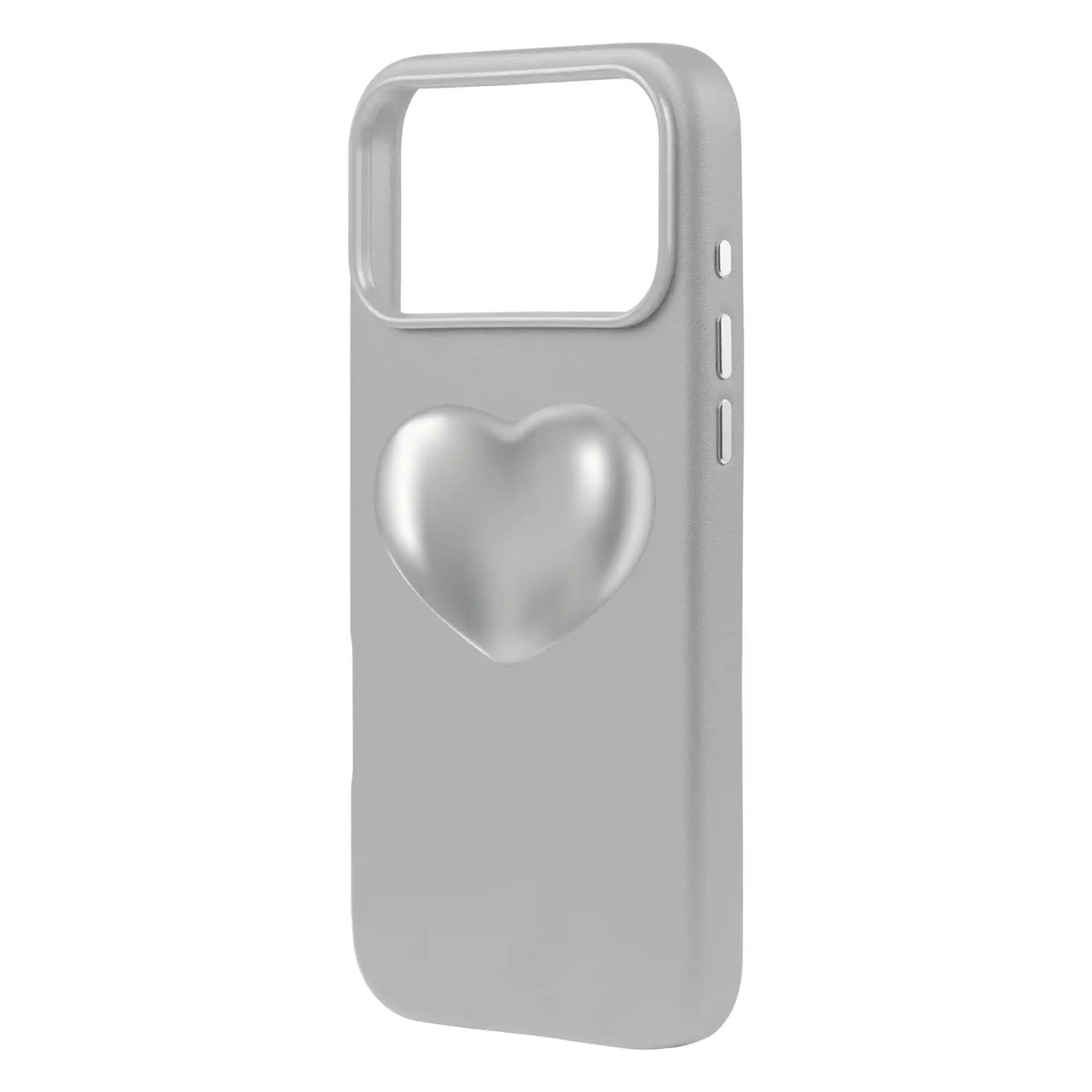 SILVER HEART-iPhone 17 Pro Max Signature Leather Kılıf MagSafe Özellikli