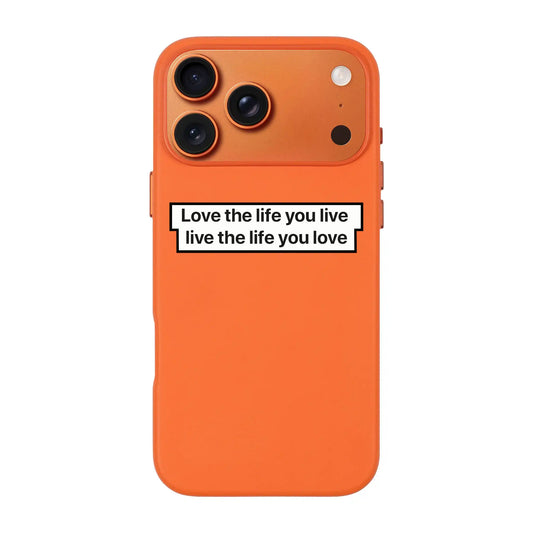 LOVE THE LIFE-iPhone 17 Pro Max Signature Leather Kılıf MagSafe Özellikli