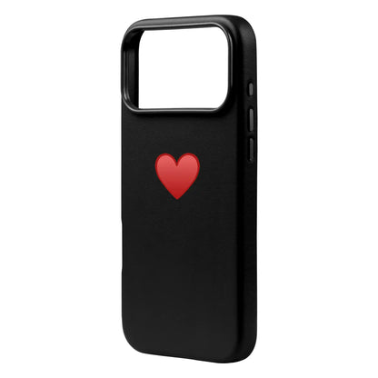 SPREAD HEART-iPhone 17 Pro Max Signature Leather Kılıf MagSafe Özellikli