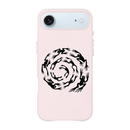 SWIRLING FROGS-Signature Leather Kılıf MagSafe Özellikli - iPhone Air