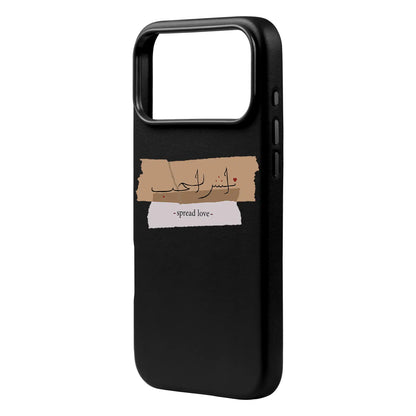 SPREAD LOVE-Signature Leather Kılıf MagSafe Özellikli - iPhone 17 Pro