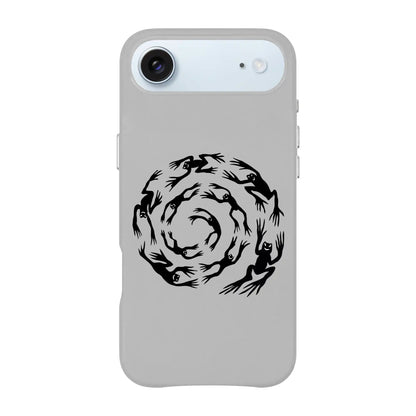 SWIRLING FROGS-Signature Leather Kılıf MagSafe Özellikli - iPhone Air