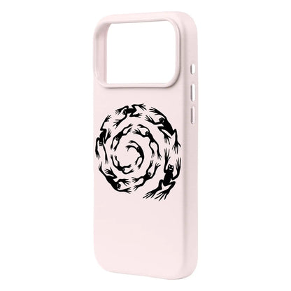 SWIRLING FROGS-Signature Leather Kılıf MagSafe Özellikli - iPhone 17