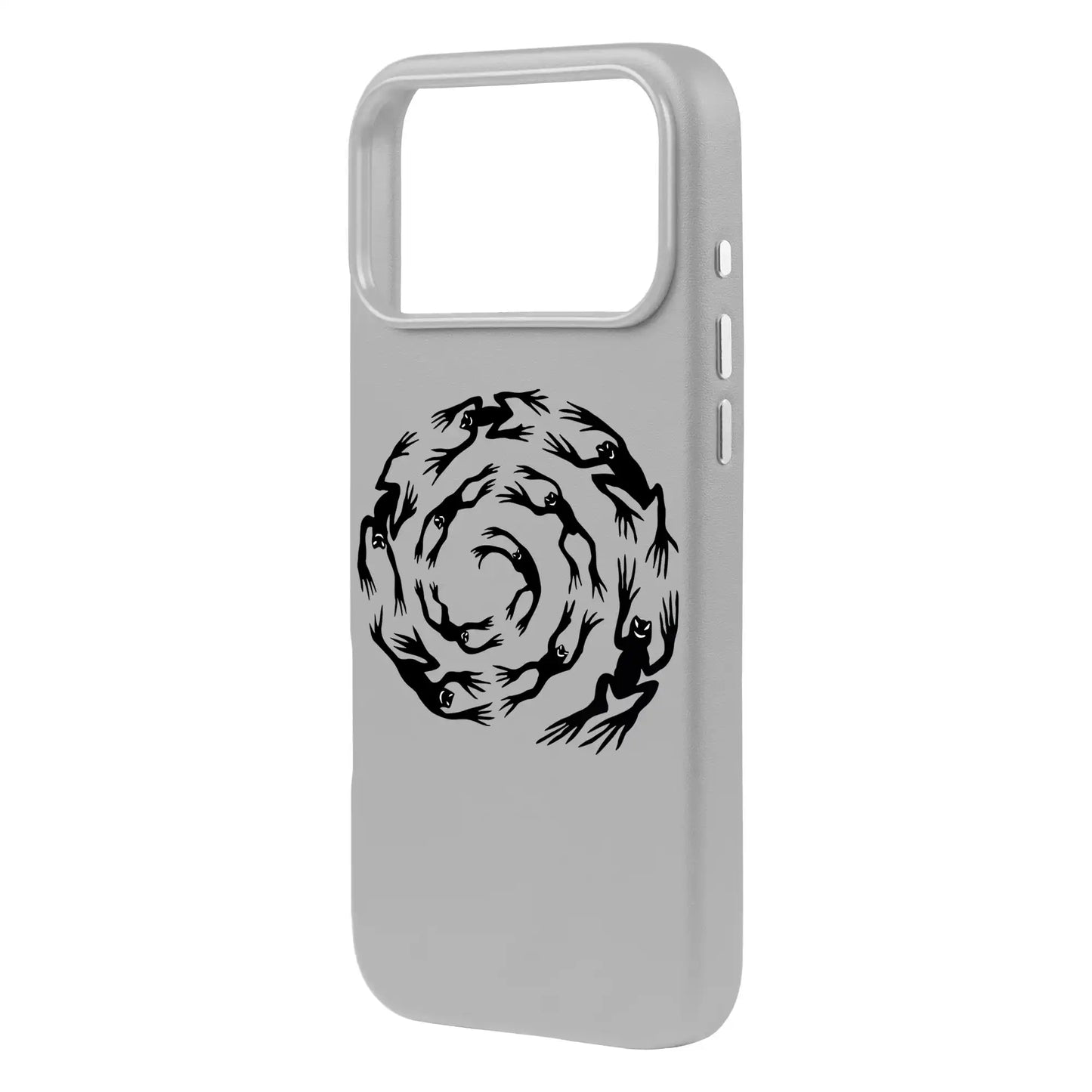 SWIRLING FROGS-Signature Leather Kılıf MagSafe Özellikli - iPhone 17