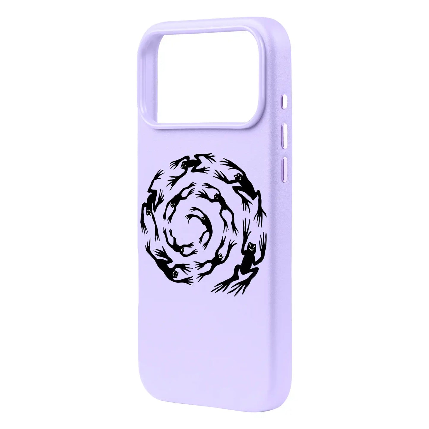 SWIRLING FROGS-Signature Leather Kılıf MagSafe Özellikli - iPhone 17