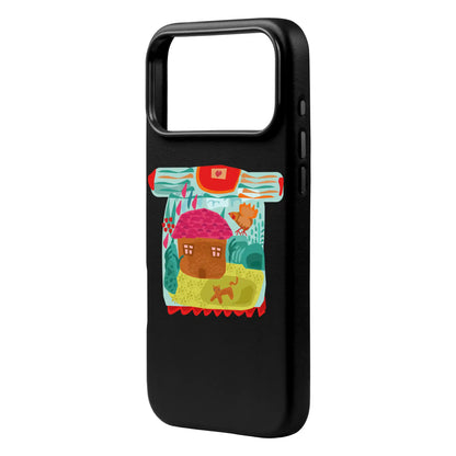 SİHİRLİ KAZAK-iPhone 17 Pro Max Signature Leather Kılıf MagSafe Özellikli