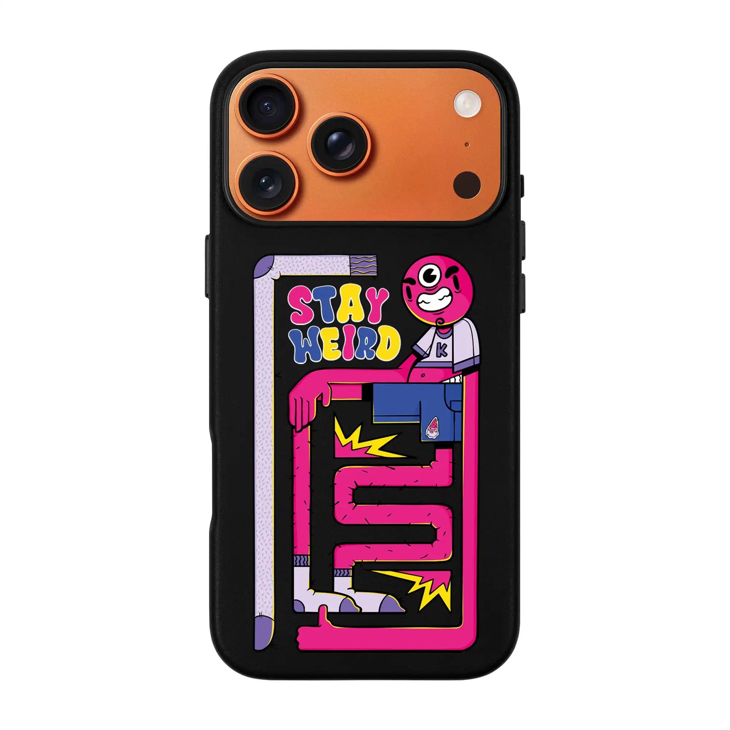 OG TOOTHY-iPhone 17 Pro Max Signature Leather Kılıf MagSafe Özellikli