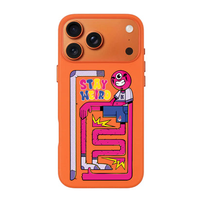 OG TOOTHY-Signature Leather Kılıf MagSafe Özellikli - iPhone 17 Pro