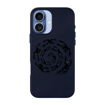 SWIRLING FROGS-Signature Leather Kılıf MagSafe Özellikli - iPhone 17