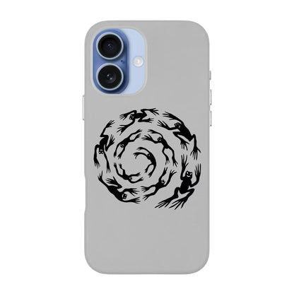 SWIRLING FROGS-Signature Leather Kılıf MagSafe Özellikli - iPhone 17
