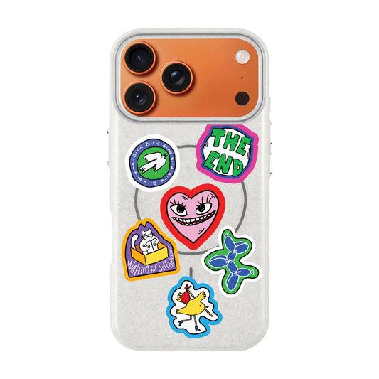 TŌTEN STICKERZ-Radiant Kılıf MagSafe Özellikli - iPhone 17