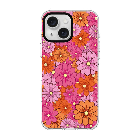 FLOWER POP-Clear Kılıf MagSafe Özellikli - iPhone 12