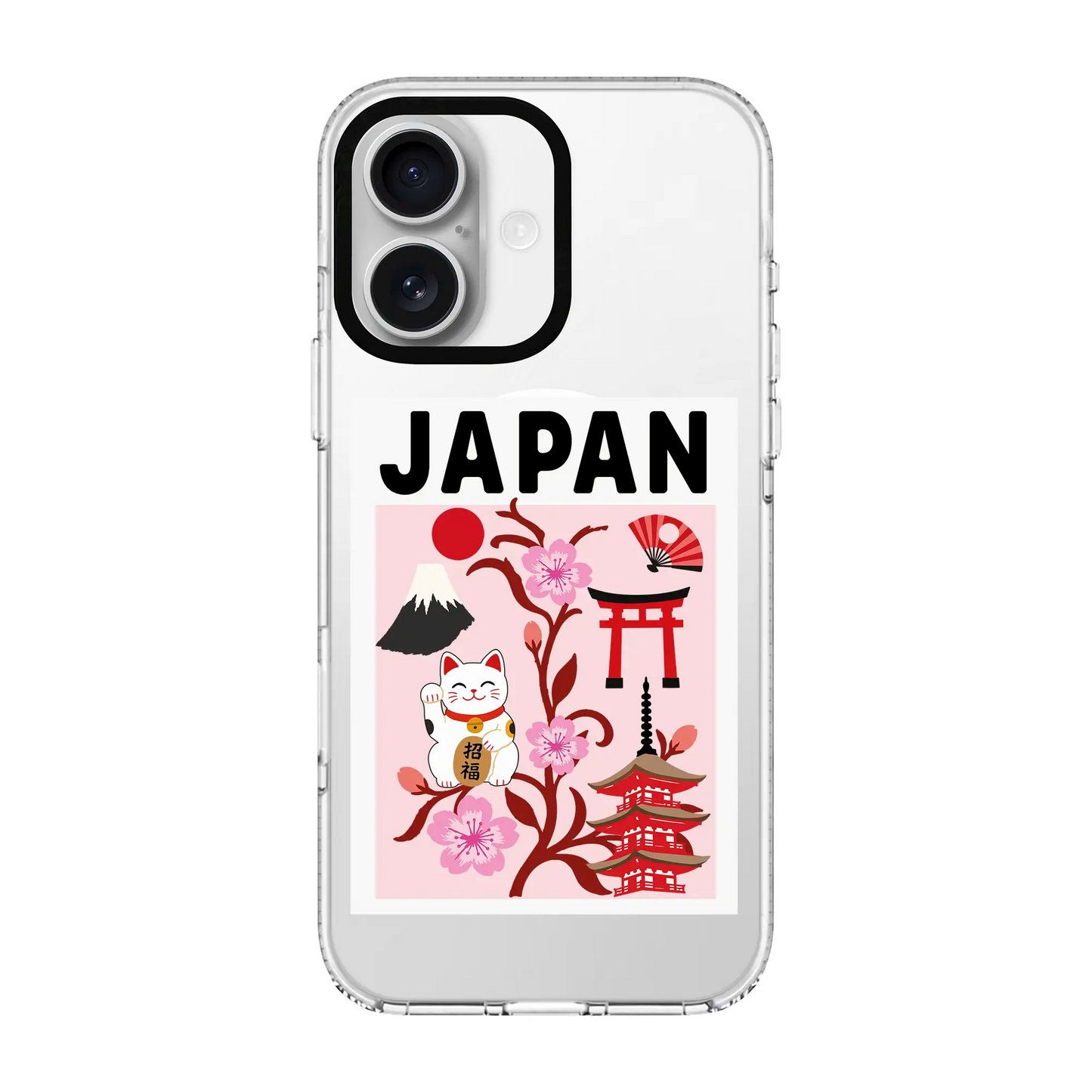 I AM JAPANESE-Clear Kılıf MagSafe Özellikli - iPhone 16 Plus