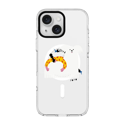 FANCY DOG-Clear Kılıf MagSafe Özellikli - iPhone 11
