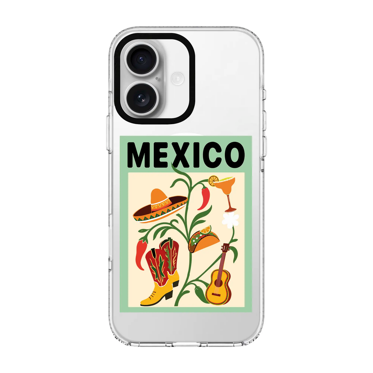 I AM MEXICAN-Clear Kılıf MagSafe Özellikli - iPhone 16