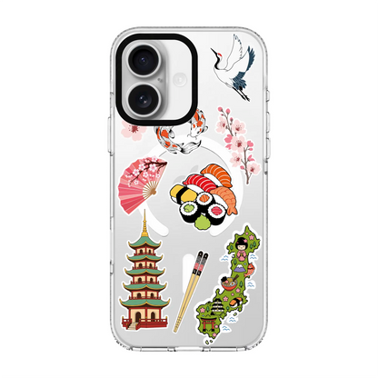 KOI BENTO-Clear Kılıf MagSafe Özellikli - iPhone 16 Plus