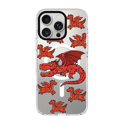 CRIMSON BROOD-Clear Kılıf MagSafe Özellikli - iPhone 12 Pro
