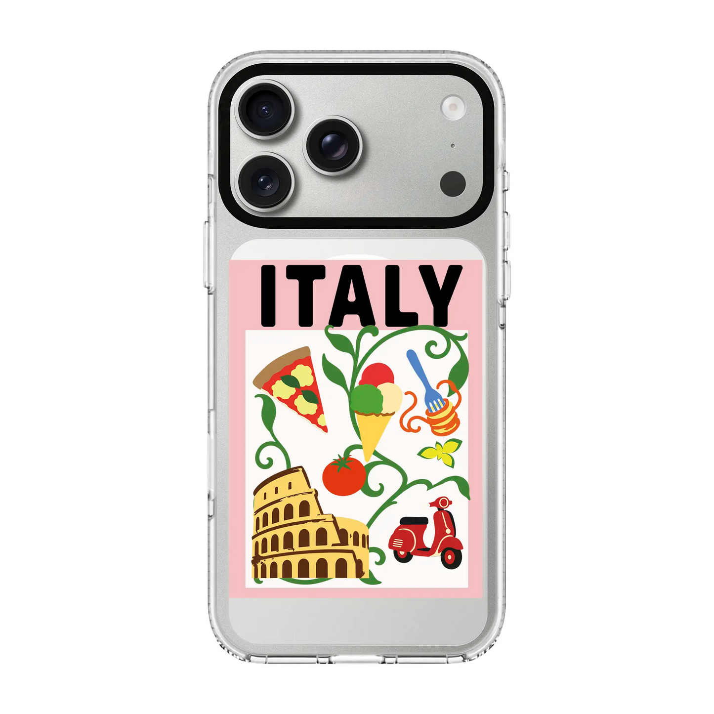 I AM ITALIAN-Clear Kılıf MagSafe Özellikli - iPhone 17 Pro