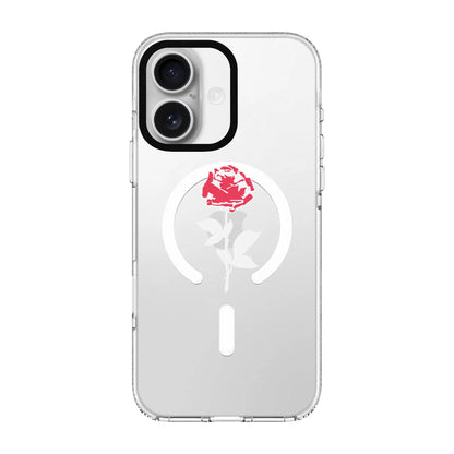 NATUREL ROSE-Clear Kılıf MagSafe Özellikli - iPhone 17