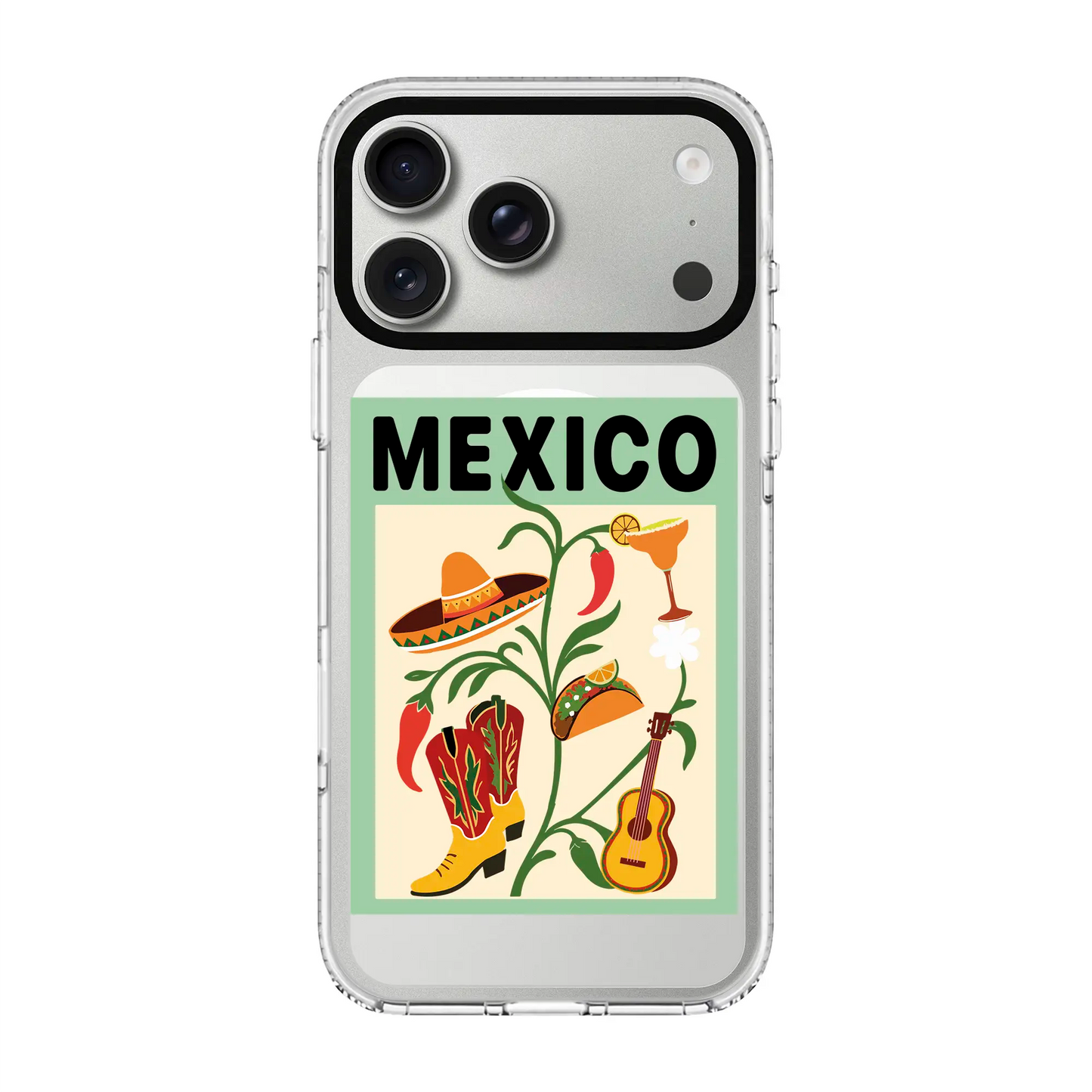 I AM MEXICAN-Clear Kılıf MagSafe Özellikli - iPhone 17 Pro Max