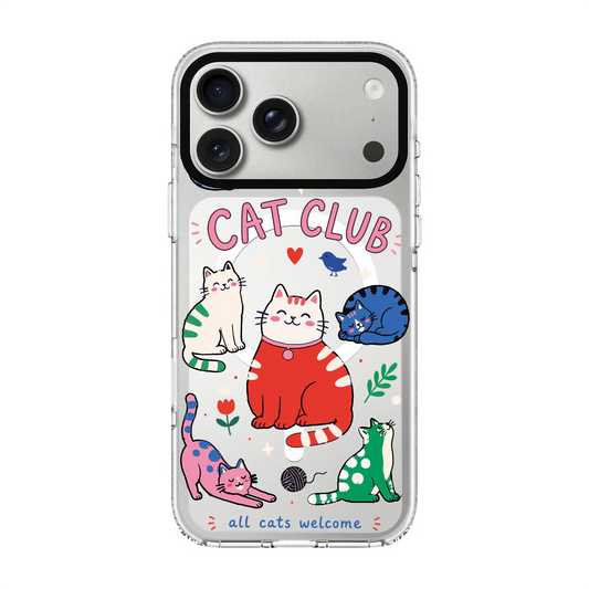 CAT CLUB-Clear Kılıf MagSafe Özellikli - iPhone 17 Pro Max