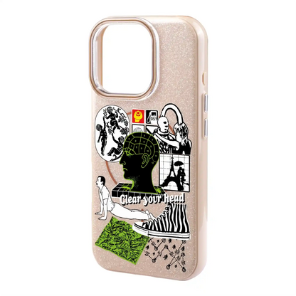 CLEAR YOUR HEAD-Radiant Kılıf MagSafe Özellikli - iPhone 17 Pro