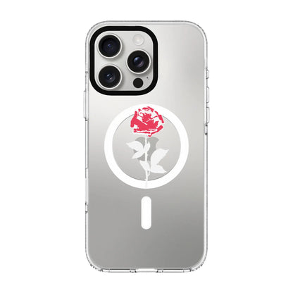 NATUREL ROSE-Clear Kılıf MagSafe Özellikli - iPhone 16 Pro Max