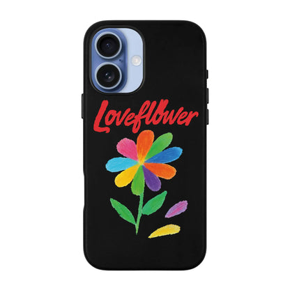 LOVE FLOWER-Signature Leather Kılıf MagSafe Özellikli - iPhone 17