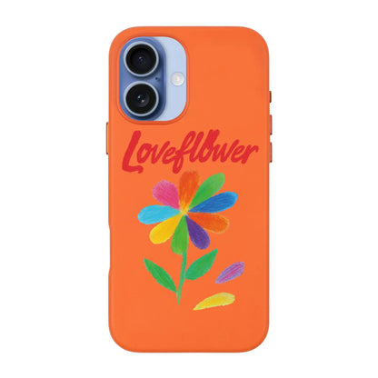 LOVE FLOWER-Signature Leather Kılıf MagSafe Özellikli - iPhone 17
