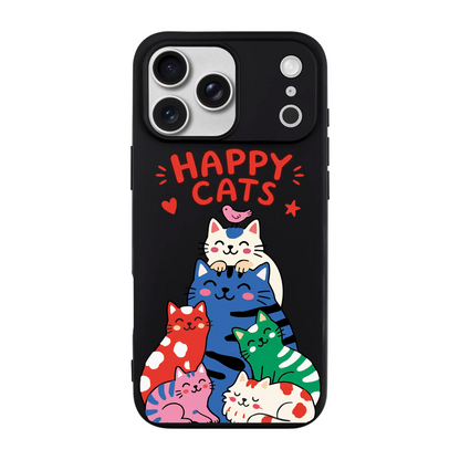 HAPPY CATS-Ultra Silikon Kılıf-iPhone Air