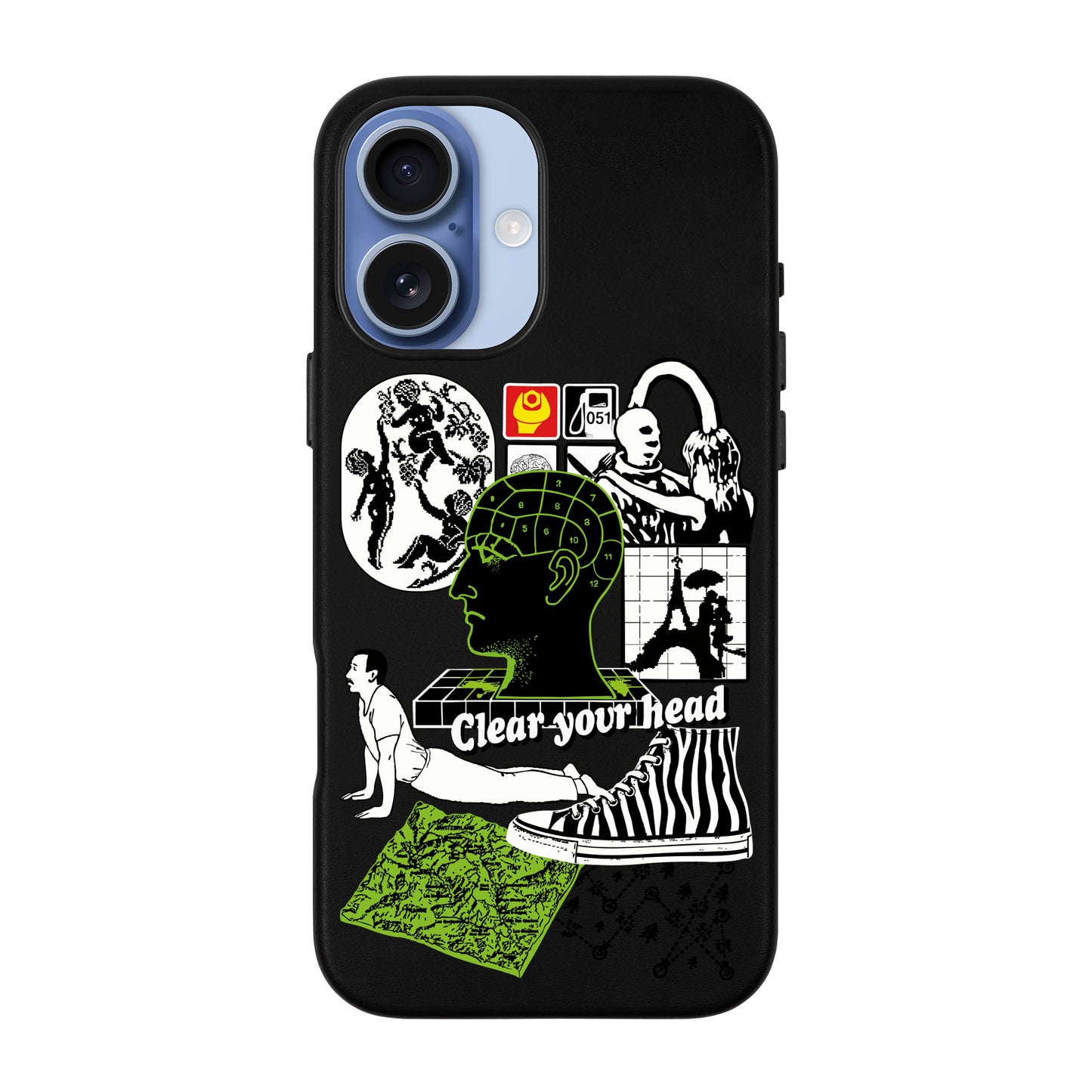 CLEAR YOUR HEAD-Signature Leather Kılıf MagSafe Özellikli - iPhone 17