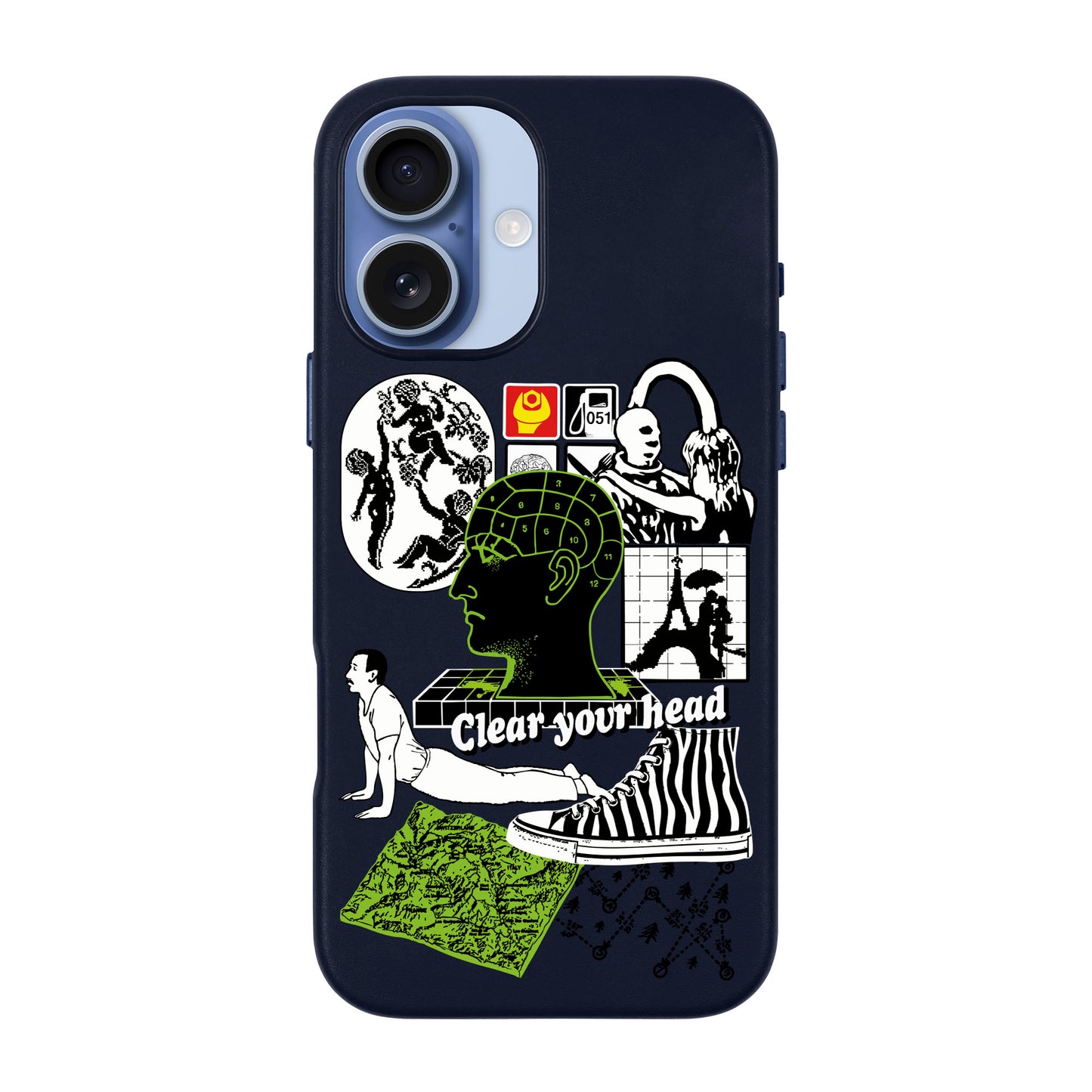 CLEAR YOUR HEAD-Signature Leather Kılıf MagSafe Özellikli - iPhone 17