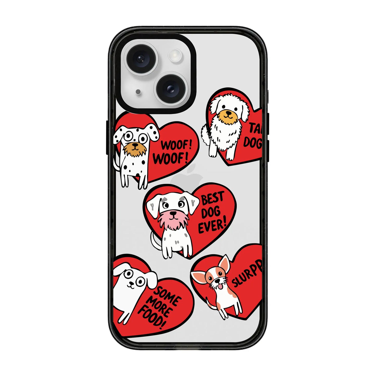 DOGS WITH HEARTS-Power Kılıf - iPhone 15 Plus