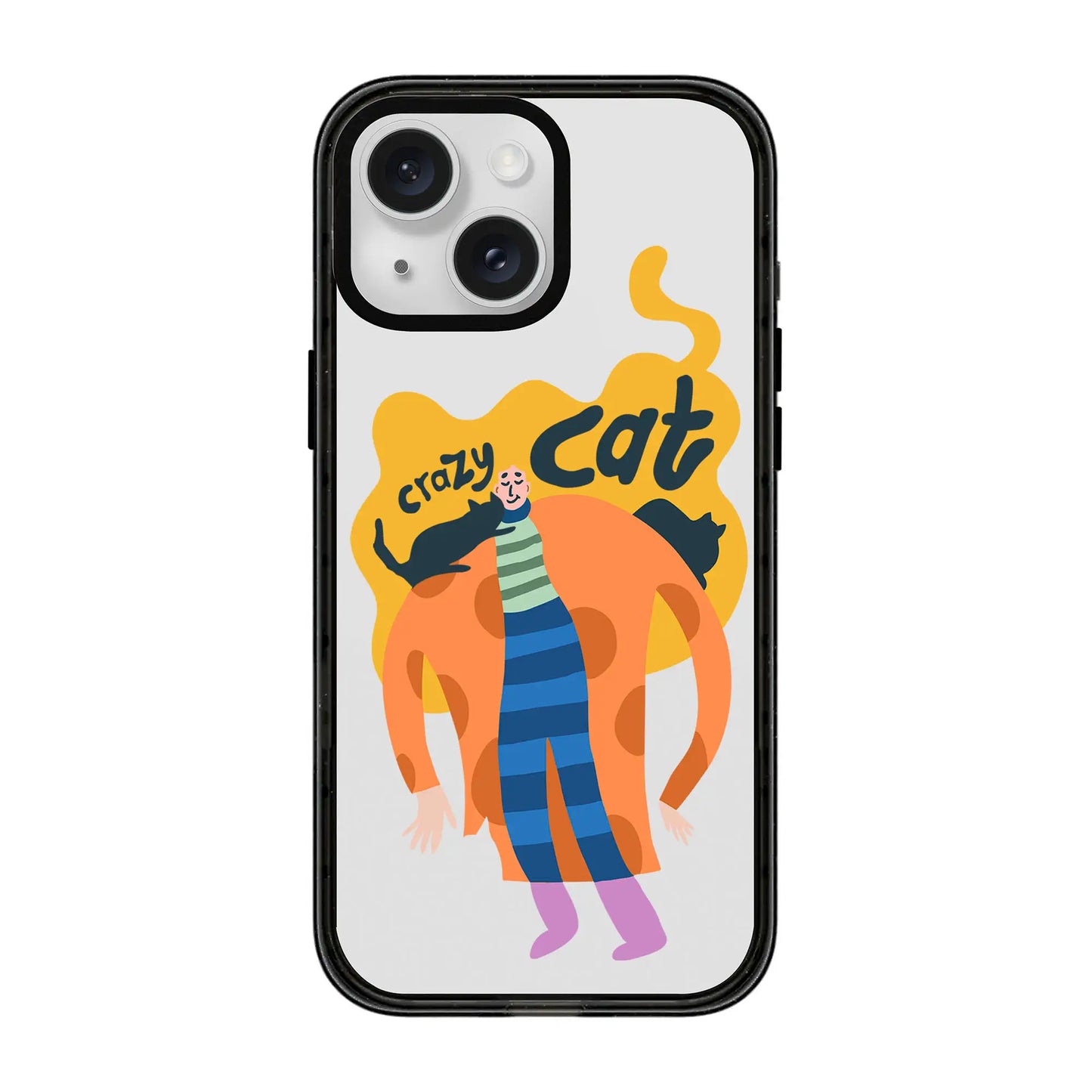 CRAZY CAT-Power Kılıf - iPhone 14 Plus