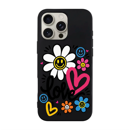 LOVE BLOOM-Ultra Silikon Kılıf-iPhone 16 Plus