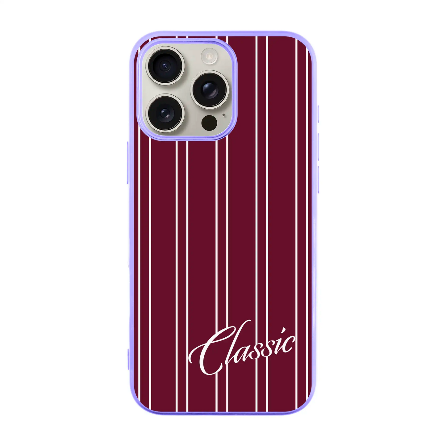 CLASSIC STRIPE-Ultra Silikon Kılıf-iPhone 16 Plus