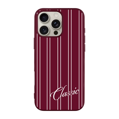 CLASSIC STRIPE-Ultra Silikon Kılıf-iPhone 16 Plus