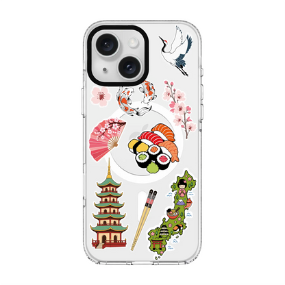 KOI BENTO-Clear Kılıf MagSafe Özellikli - iPhone 14 Plus