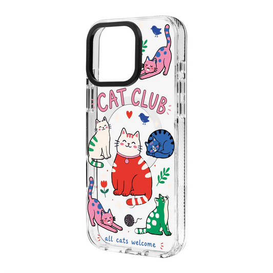 CAT CLUB-Clear Kılıf MagSafe Özellikli - iPhone 11