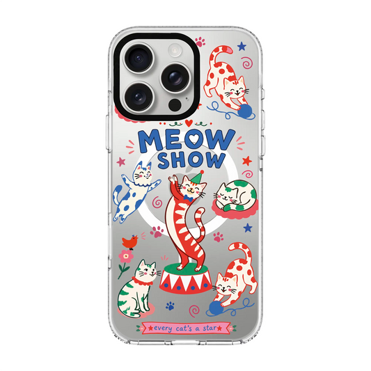 MEOW SHOW-Clear Kılıf MagSafe Özellikli - iPhone 13 Pro