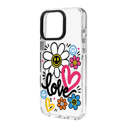LOVE BLOOM-Clear Kılıf MagSafe Özellikli - iPhone 11