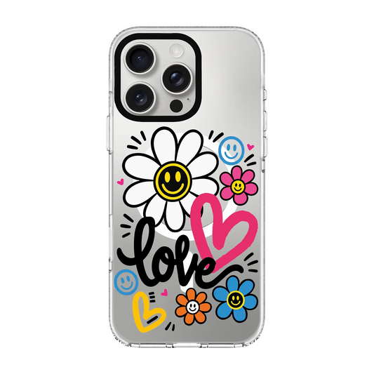 LOVE BLOOM-Clear Kılıf MagSafe Özellikli - iPhone 12 Pro Max