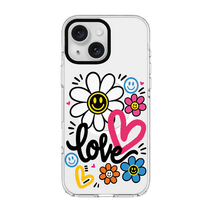 LOVE BLOOM-Clear Kılıf MagSafe Özellikli - iPhone 11