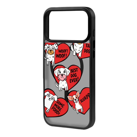 DOGS WITH HEARTS-Blur Kılıf MagSafe Özellikli - iPhone 17