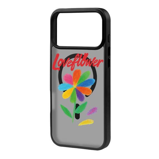 LOVE FLOWER-Blur Kılıf MagSafe Özellikli - iPhone 17