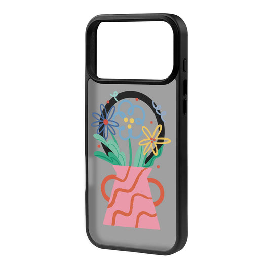 PINK VASE-Blur Kılıf MagSafe Özellikli - iPhone 17 Pro Max