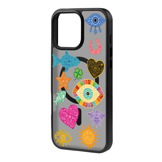 CHARMS BY BERRİN ÖZKAN-Blur Kılıf MagSafe Özellikli - iPhone 16 Pro Max
