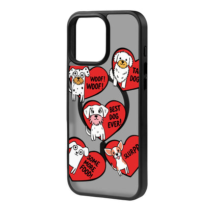 DOGS WITH HEARTS-Blur Kılıf MagSafe Özellikli - iPhone 16 Plus