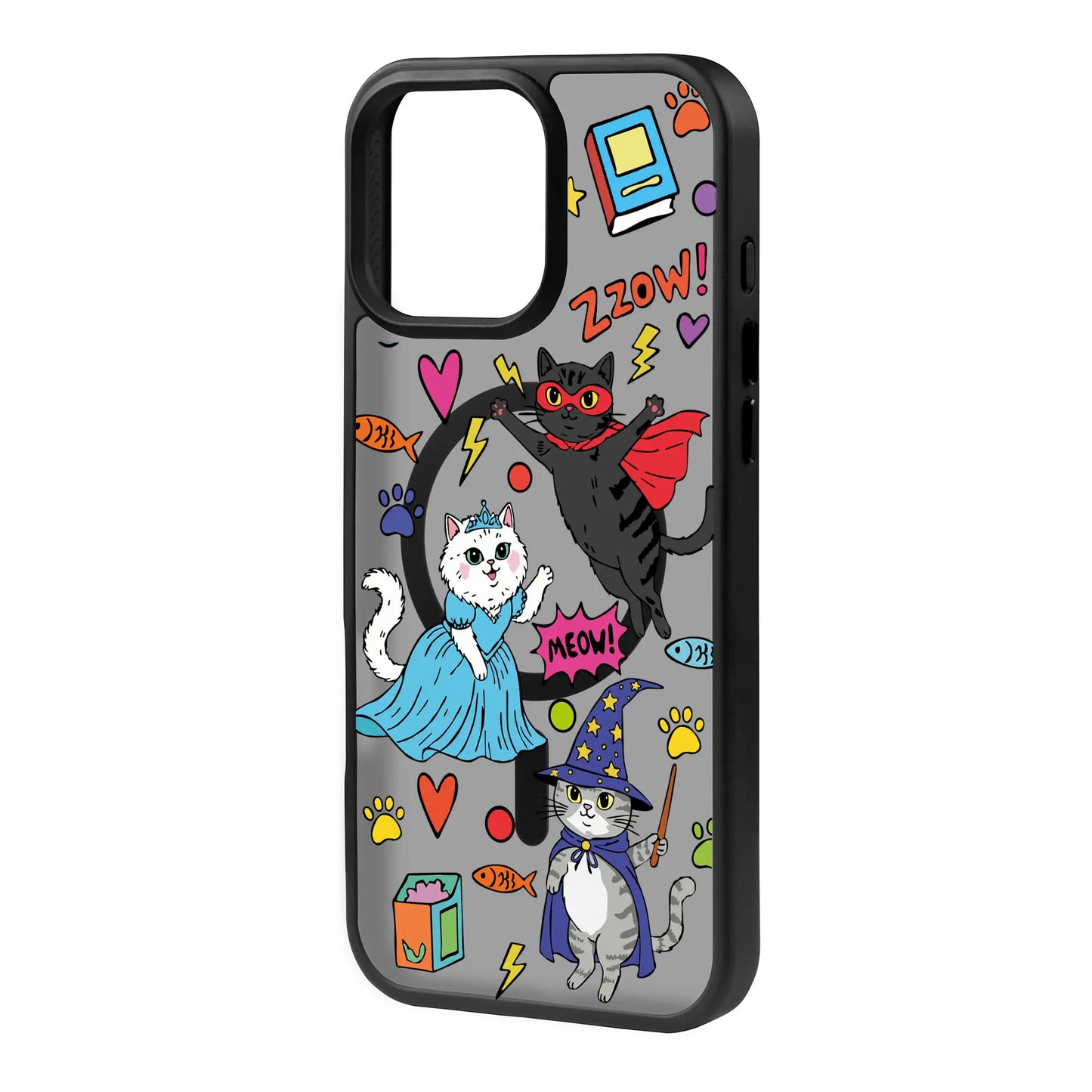 FANTASTIC CATS-Blur Kılıf MagSafe Özellikli - iPhone 16 Pro Max