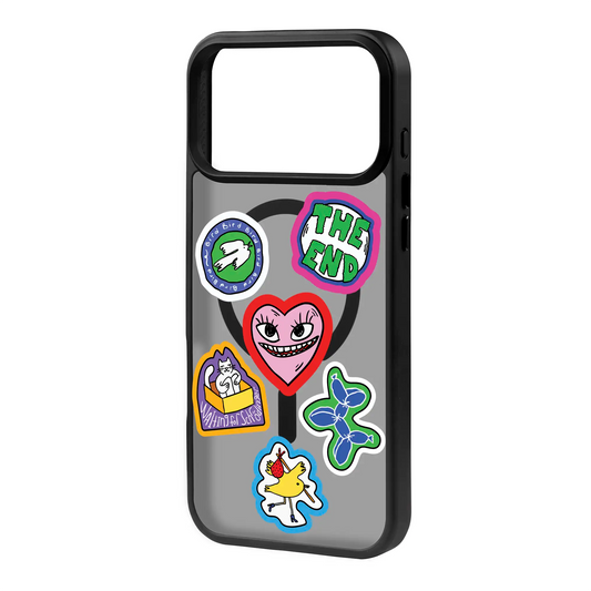 TŌTEN STICKERZ-Blur Kılıf MagSafe Özellikli - iPhone 17 Pro Max